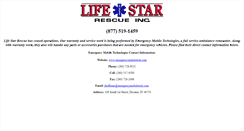 Desktop Screenshot of lifestarrescue.com